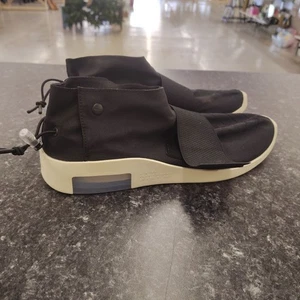 Nike Air Fear Of God Moc Black Sneakers Shoes Size 11.5 AT8085-002 EUC - Picture 1 of 7