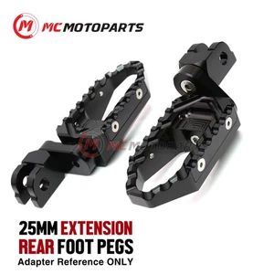 For Ducati Monster 821 2014-2020 1in. Lowering Passenger Rear Wide Foot Pegs - Picture 1 of 9