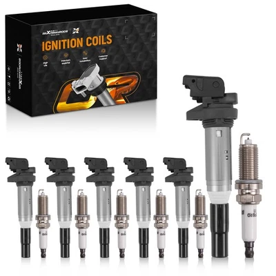 6pcs Ignition Coils + 6pcs Spark Plugs For BMW 128i 325xi 328i 330i 330xi UF592 - Image 1 of 4
