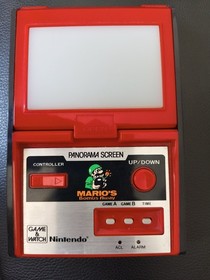 Nintendo Game & Watch: Panorama Screen edition, specifically the "Mario's Bombs 