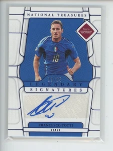 FRANCESCO TOTTI AUTO/25 2022 PANINI TESOROS NACIONALES FIRMAS LEGENDARIAS - Imagen 1 de 2
