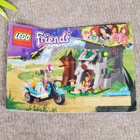 Lego 41032 Friends First Aid Jungle Bike 2012 with Manual *Possibly Incomplete*
