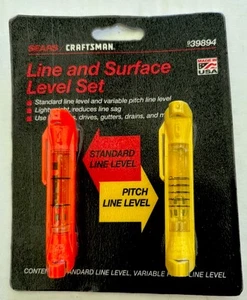 Vintage Sears Craftsman Line And Surface Level Set # 939894 - Picture 1 of 4