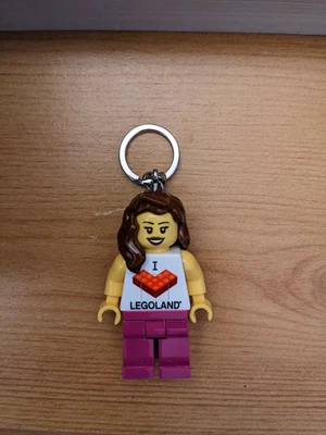 LEGO - Keyring - Girl Minifigure LED Torch - 7.5cm - Image 1 of 3