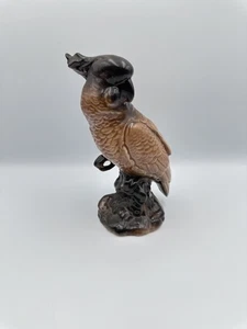 Vintage Ceramic Parrot. Ceramic Exotic Parrot Ornament - Picture 1 of 6
