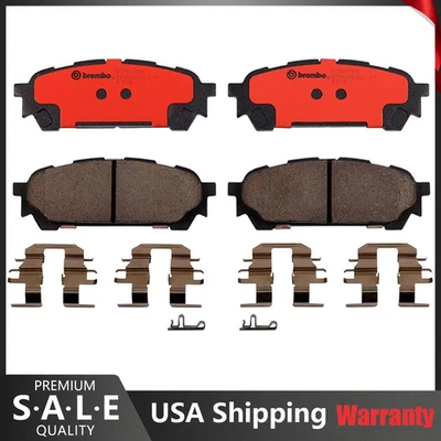 Brembo Rear Ceramic Slotted Brake Pads Set For Saab 9--2X Subaru Imprea Forester - Image 1 of 3