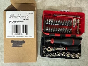 NUEVO Juego de enchufes compactos Proto Blackhawk 38 piezas N.º de parte: BW-5038S - Imagen 1 de 3