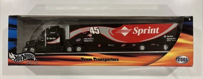 Hot Wheels Racing 2001 Kyle Petty #45 Sprint Racing Team Transporters #50403 Foto 1 de 4