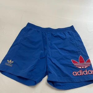 Adidas Men’s Original Trefoil Emblem Royal Blue Shorts USA Edition Size Large - Picture 1 of 8