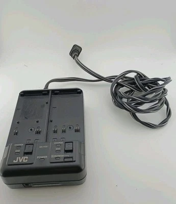 Cargador de batería doble y adaptador para videocámara JVC AA-V35U AC 120V con enchufe de pared Foto 1 de 4