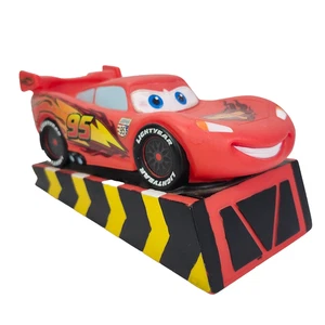 Disney Pixar Cars Lightning McQueen Münze Sparschwein PVC Peachtree Playthings - Bild 1 von 13