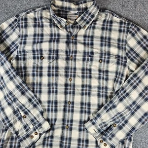 Carhartt Button Down Hemd Langarm Herren XL kariert Workwear Relaxed Fit - Bild 1 von 7