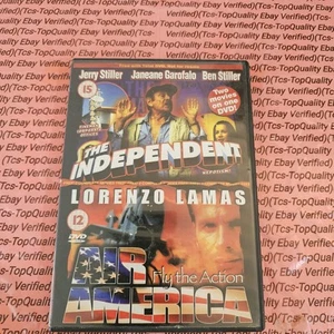 The Independent Ben Jerry Stiller  Air America Lorenzo Lamas x2 Films Dvd - Picture 1 of 1