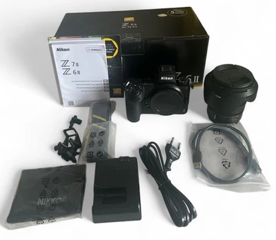Nikon Z6 II + Z 24-70mm f/4 S Systemkamera Kit 958 Auslösungen MwSt OVP - Bild 1 von 4