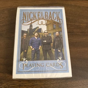 CARTAS DE JUEGO NICKELBACK NUEVAS EN PLÁSTICO - Imagen 1 de 4