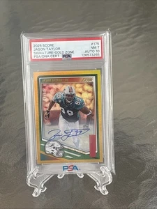 Punteggio 2025 - Jason Taylor #175 Signatures Gold Zone /50 (AU) Hall Of Fame - Foto 1 di 3