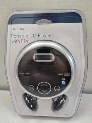 NEW Sealed Insignia Portable CD Player FM Radio CD-R/RW MP3 NS-P5113 Headphones - Изображение 1 из 2