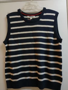 Suéter Boden Fiona Tejido Suéter Chaleco Mujer Grande Pullover Tanque Rayas Nuevo con Etiquetas - Imagen 1 de 8