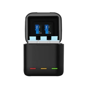 3-Slot Battery Charger Storage Charging Box W Indicator For GoPro Hero 9 Black - Picture 1 of 15