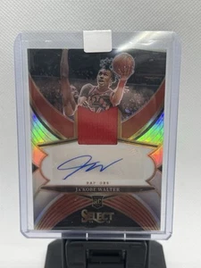 2024-25 Select Jakobe Walter Silver Rookie Jersey Autographs 057/199 - Picture 1 of 2
