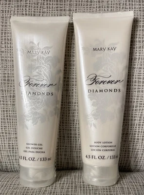2 lociones corporales Mary Kay Forever Diamonds selladas en envoltura original 4,5 fl oz. ¡NUEVO! Foto 1 de 3