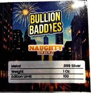 Bullion Baddies Serie 1 Bubbly Brittney con certificado de autenticidad. ¡Raro! - Imagen 1 de 3