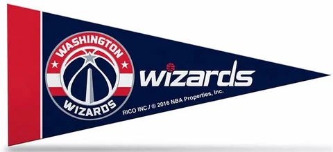Washington Wizards NBA Mini Pennants, 4" x 9" - Licensed by Rico Cover
