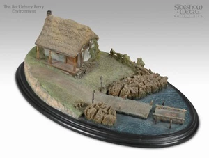 LOTR ~ BUCKLEBURY FERRY ~ UMWELTSTATUE ~ LE #18 / 2000 ~ SIDESHOW / WETA ~ NEUWERTIG IN VERPACKUNG - Bild 1 von 10