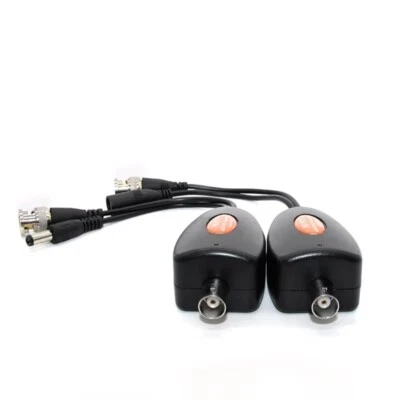 1 Channel Power Over Coax System For CCTV Cameras AHD/CVI Video Power Supply Foto 1 de 4