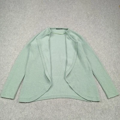 Luisa Cerano Femmes Cardigan Ouvert 36 - S Laine Bouillie Turquoise Cyan Pull - Photo 1/4