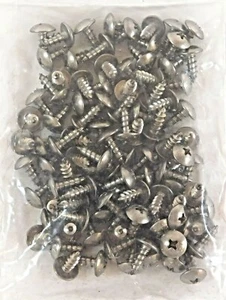 304 Stainless Steel Sheet Metal Phillips Pan Head Screws #10 x 1/2" (100 Pcs) - Picture 1 of 2