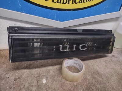 1981-1987 BUICK TAIL LIGHT REAR CENTER  PANEL NICE SHAPE *NEED LETTERS* SMOKE - Image 1 of 4