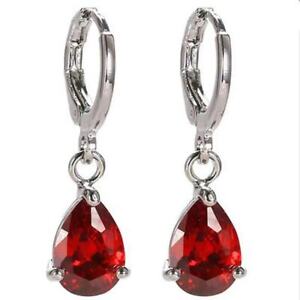 Women's Inlaid Zircon Earrings European and American Engagement Jewelry