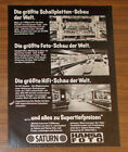 Seltene Werbung Saturn Hansa Foto Größte Lp Foto Hifi Schau Der Welt 1980