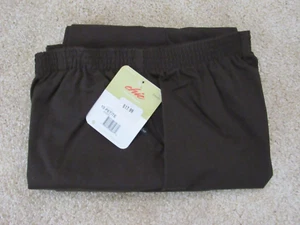Chic Comfort Collection Pull Up Jean Pants Womens/Misses 10P NWT Dark Brown - Picture 1 of 4