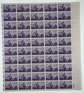 Scott 1060 - 1954 Nebraska Territory Full Sheet of 50 US 3¢ Stamps MHN - Picture 1 of 2