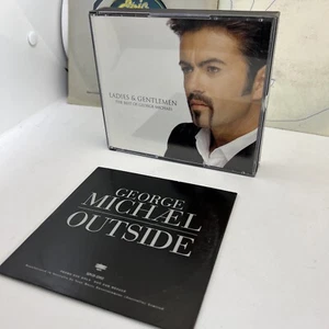 Epic George Michael Music Combo: Promo CD "Outside," 2 Vinyl, and 2 CD... πΆπ₯ - Picture 1 of 22