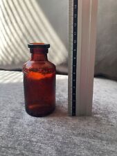 [Collectible Bottle] Amber Lysol Glass - circa 1920’s: 10cmx4cm / 4inx1.7in