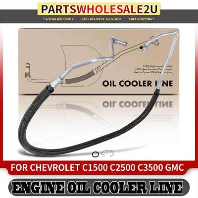 Conjunto de manguera de enfriador de aceite de motor superior de salida para Chevrolet C1500 C2500 GMC K1500 Foto 1 de 4