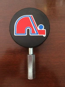 Quebec Nordiques NHL Beer Tap Handle Puck Hockey Kegerator Bar Stanley Cup - Picture 1 of 1
