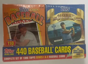 1996 Topps Baseball Set Factory Sealed 440 Card Cereal Box Set C - Picture 1 of 5