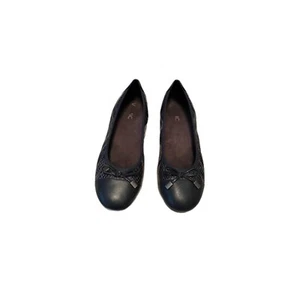 Vionic Minna Navy Blue Slip On Ballet Flats Shoes Womens Sz 8 - Picture 1 of 7