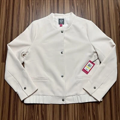 Chaqueta Blazer Vince Camuto Damas Talla M Rosa Mimosa Manga Larga Forro a Presión Nueva con Etiquetas Foto 1 de 4