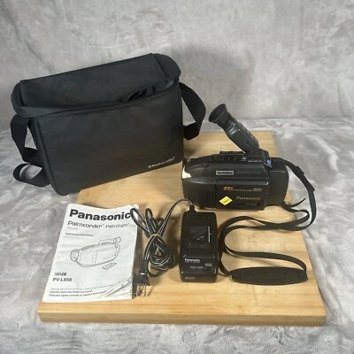 Panasonic Palmcorder PV-L858D VHS-C Photoshot Camcorder Bundle TESTED WORKING - Image 1 of 4