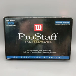Vintage Wilson Pro Staff Platinum Golf Balls Pure Distance Orange 15 Pack NEW - Picture 1 of 5