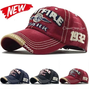 Gorra de béisbol estampada con letras bordadas de algodón para hombre y mujer - Imagen 1 de 10