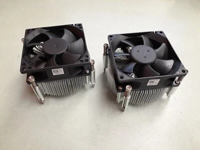 (2) Dell OptiPlex 9010 9020 CPU Heatsink & Fan Assembly P/N: 089R8J 89R8J - Image 1 of 3