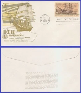 USA6 #1441 U/A FLEETWOOD FDC Whaling Ship - Picture 1 of 1