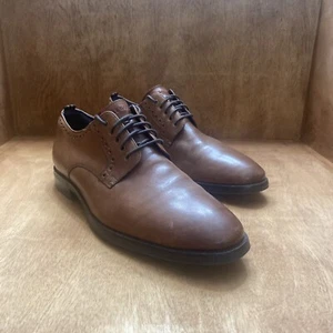 Cole Haan Mens 9.5 M Leather Shoes Jefferson Grand 2.0 Plain Oxford Brown C30626 - Picture 1 of 24