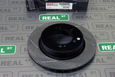 StopTech Sport Slotted Brake Rotor Rear Right EVO 8 9 VIII IX 03-06 4G63T - Image 1 of 4